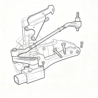 랜드로버 레인지로버 L322 (2002-2012)용 Womala 프론트 좌측 차고 센서 RQH500431